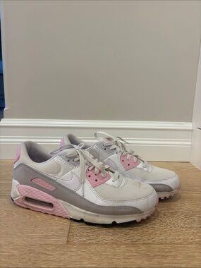 Nike Women’s Air Max Sneakers - White, Pink & Gray